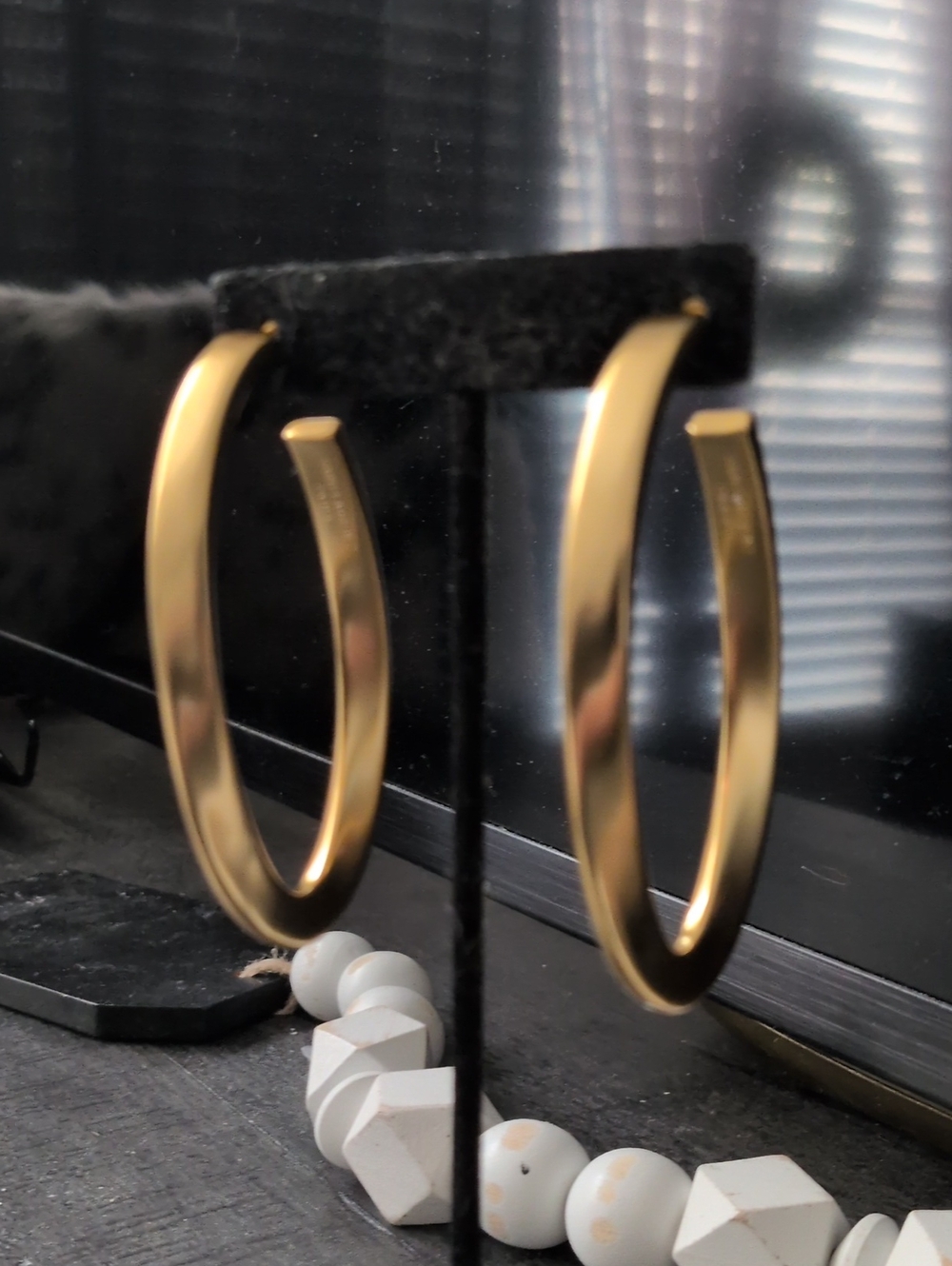 Gold Hoop Earrings - Elegant Women’s Jewelry